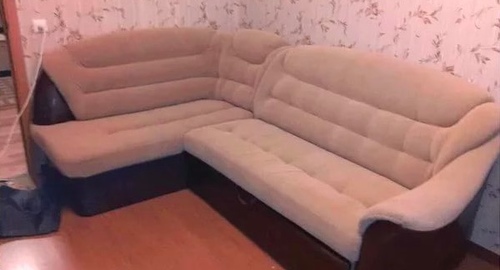 Перетяжка углового дивана. Бирюлёво Восточное 