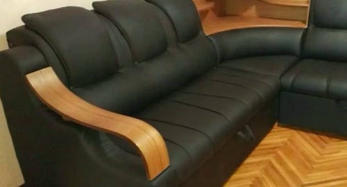 Перетяжка кожаного дивана. Бирюлёво Восточное 
